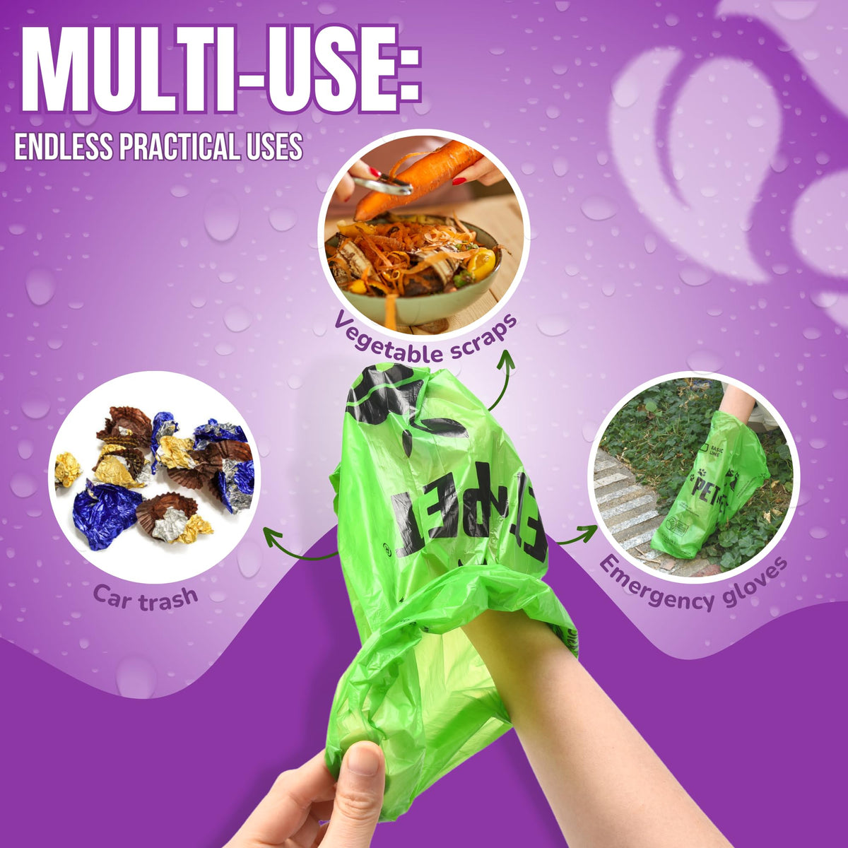 Lavender Scented Dog Poop Bags 1080 Count G6553