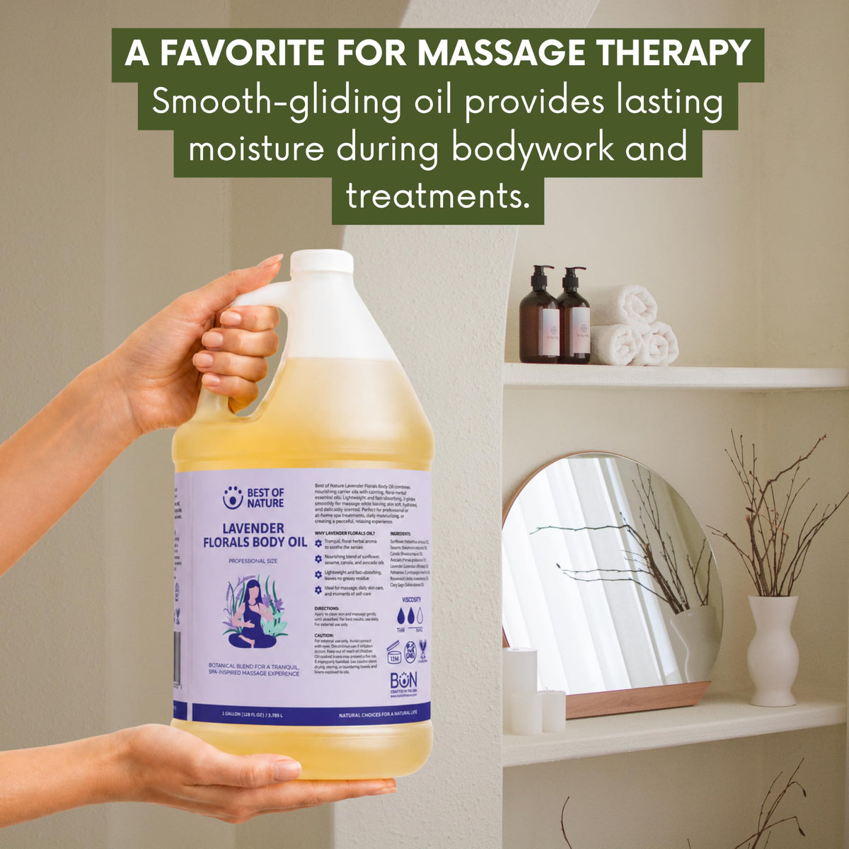 Lavender Aromatherapy Massage & Body Oil X720