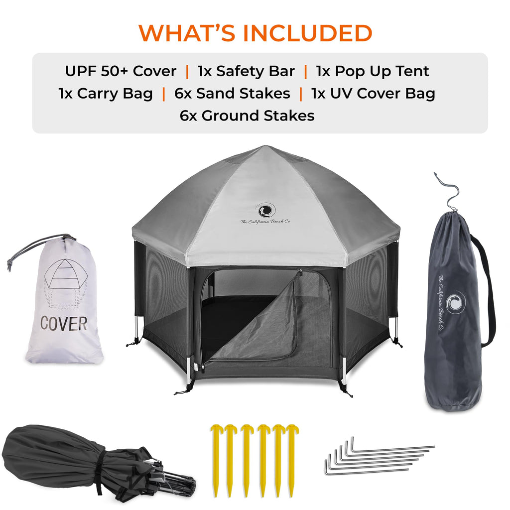 Portable Baby Playpen with Canopy H317937