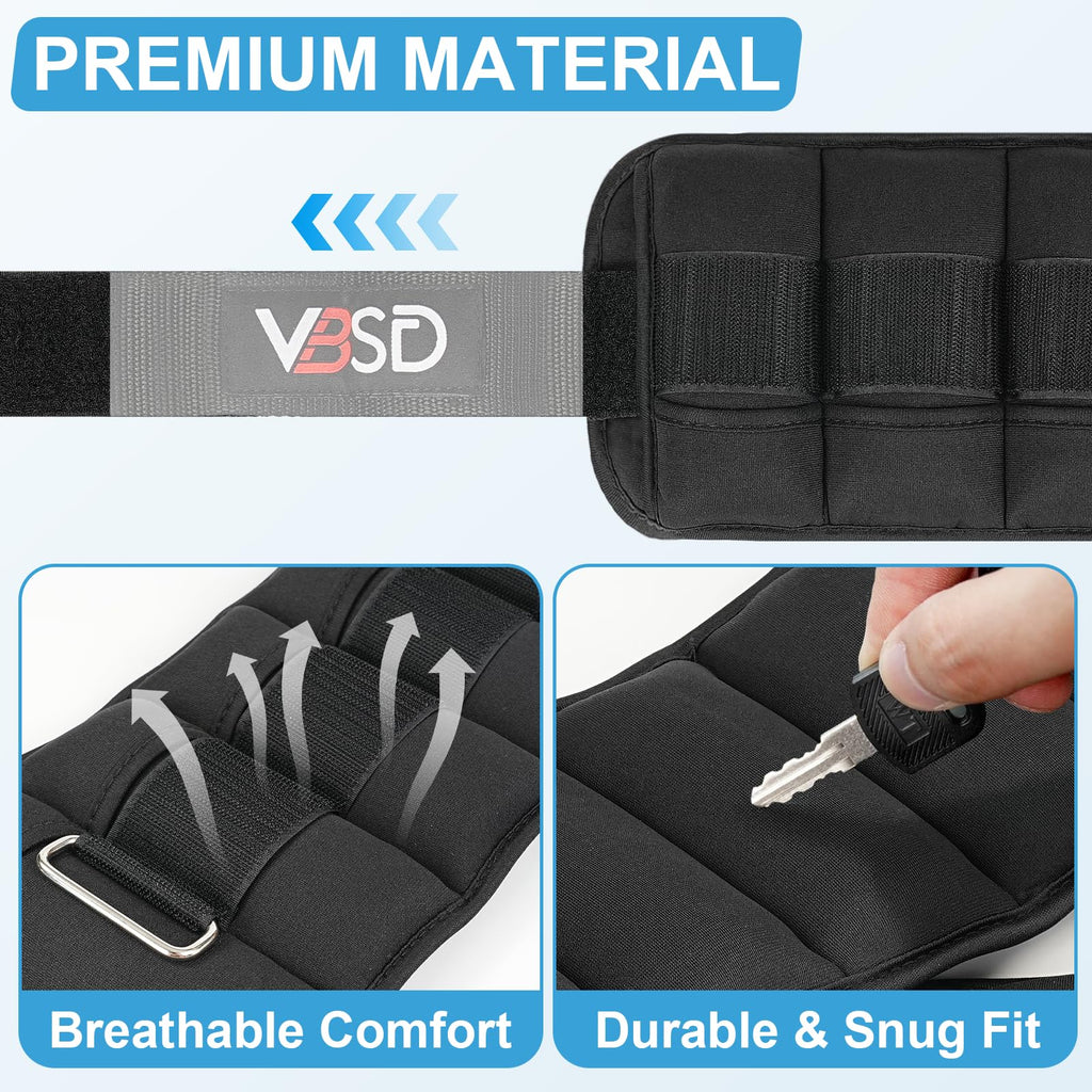 Adjustable 10lb Ankle Weights X5155