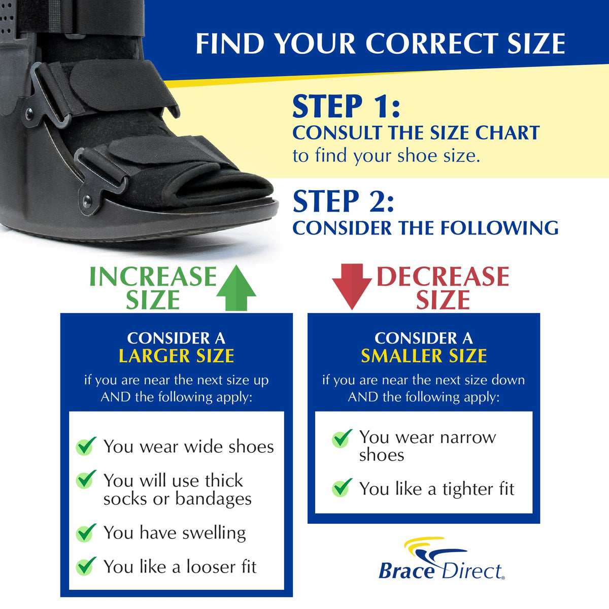 Tall Air CAM Walker Fracture Boot Y6583