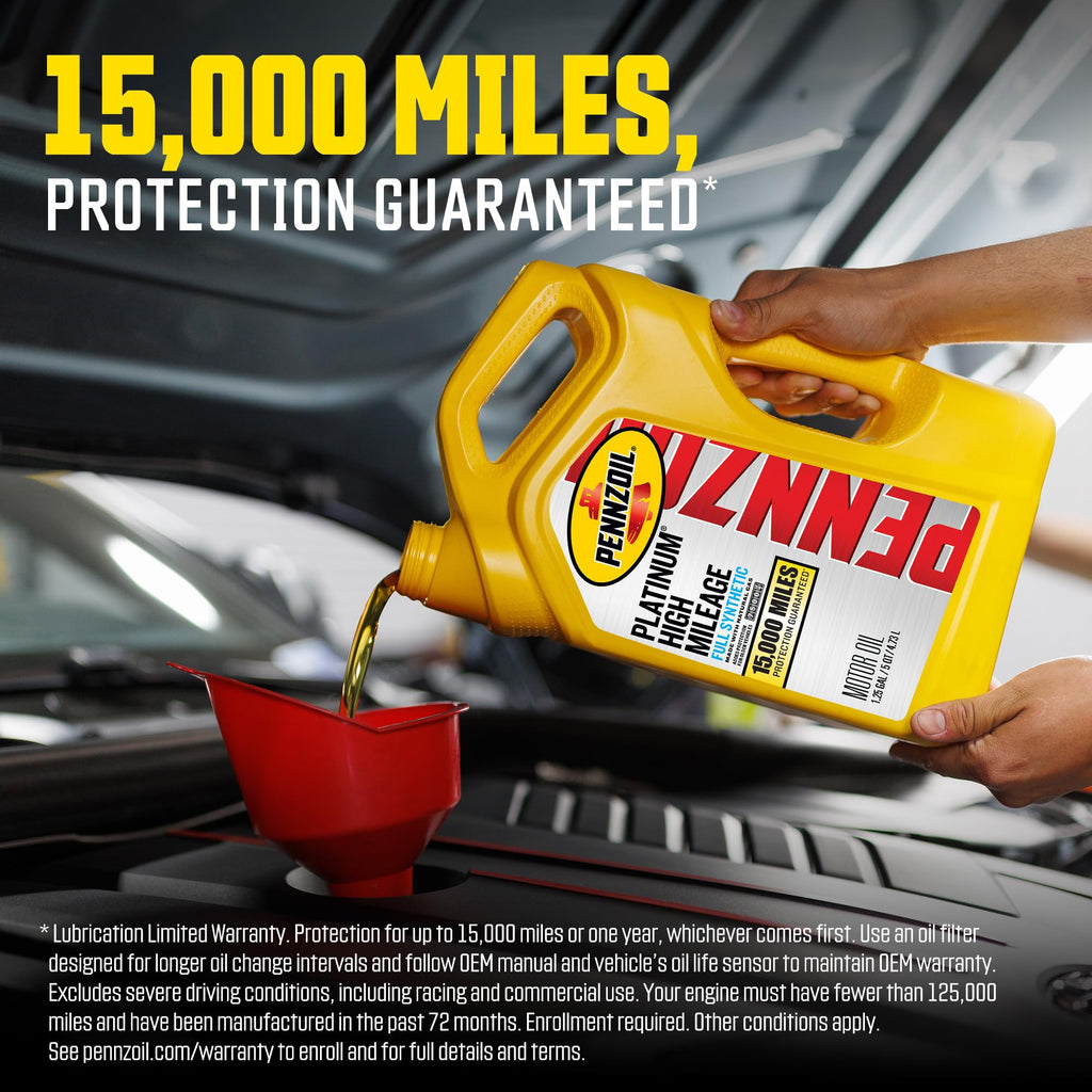 Full Synthetic 5W-30 High Mileage Motor Oil 1-Quart G629