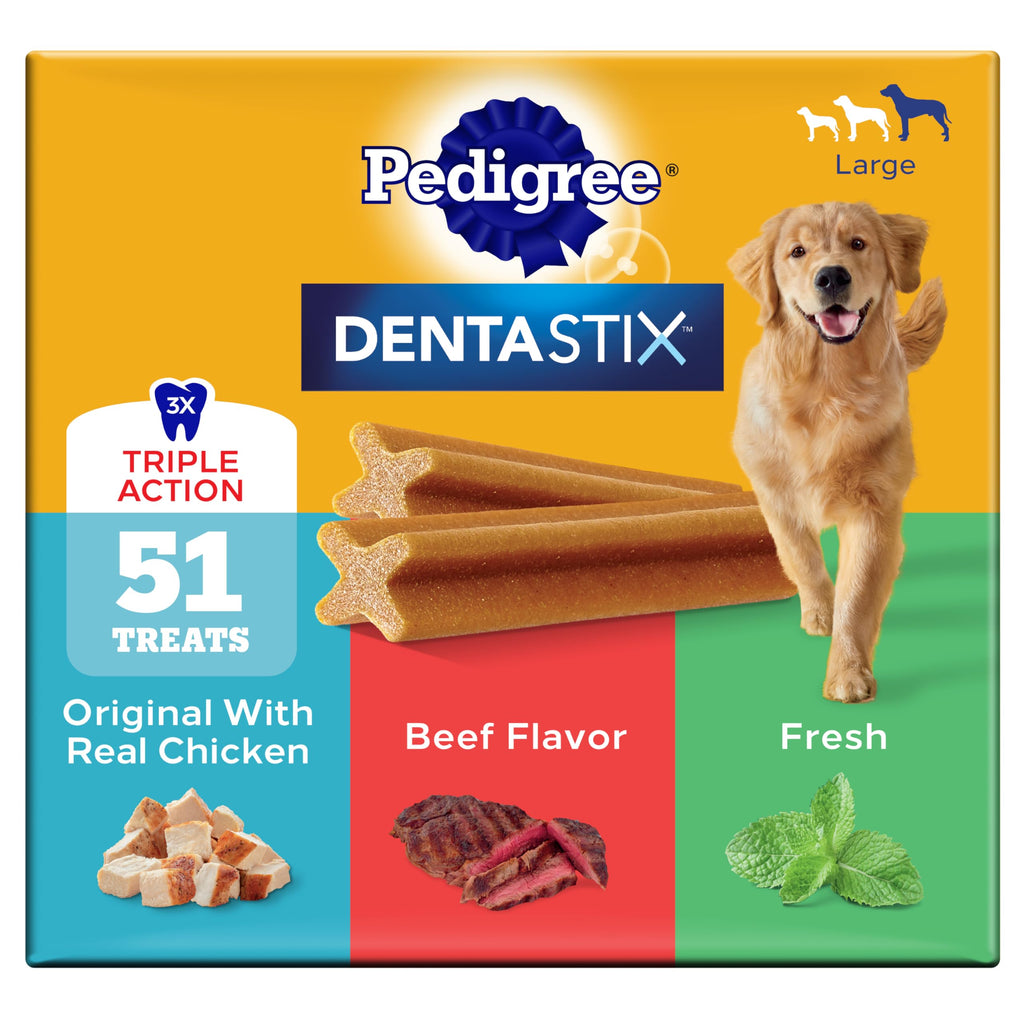 Large Breed Dental Dog Treats, 51 Count X109