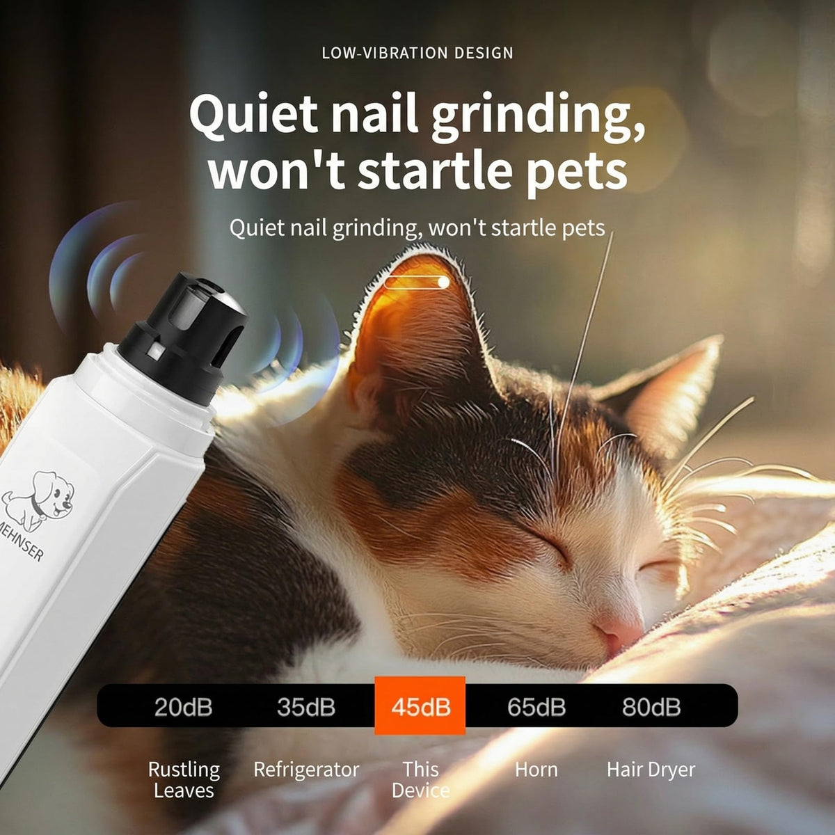 Nail Grinder with 3 Adjustable Speeds & Led Light X61313