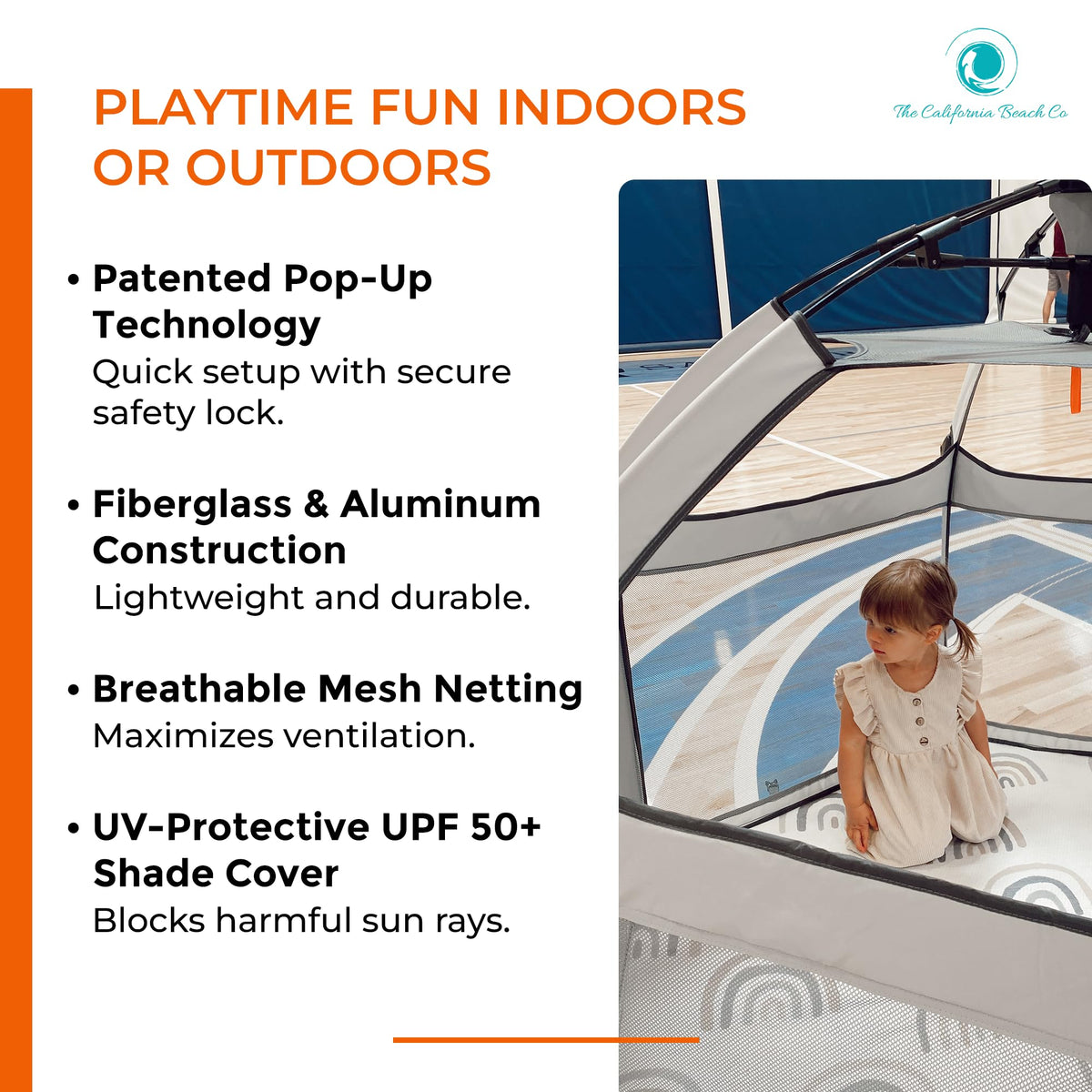 Portable Baby Playpen with Canopy H317937