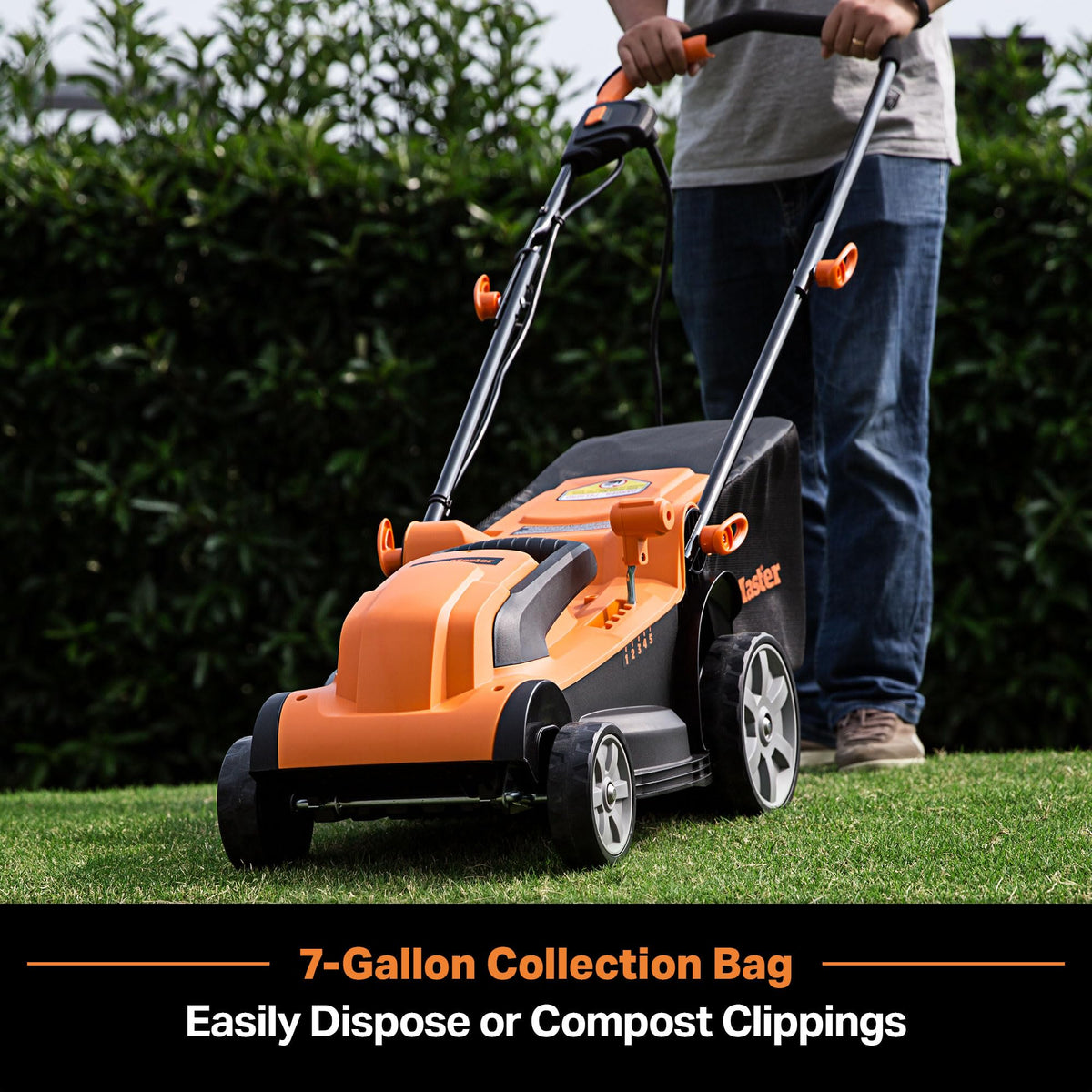 Electric Corded Lawn Mower 15-Inch 11AMP T98303