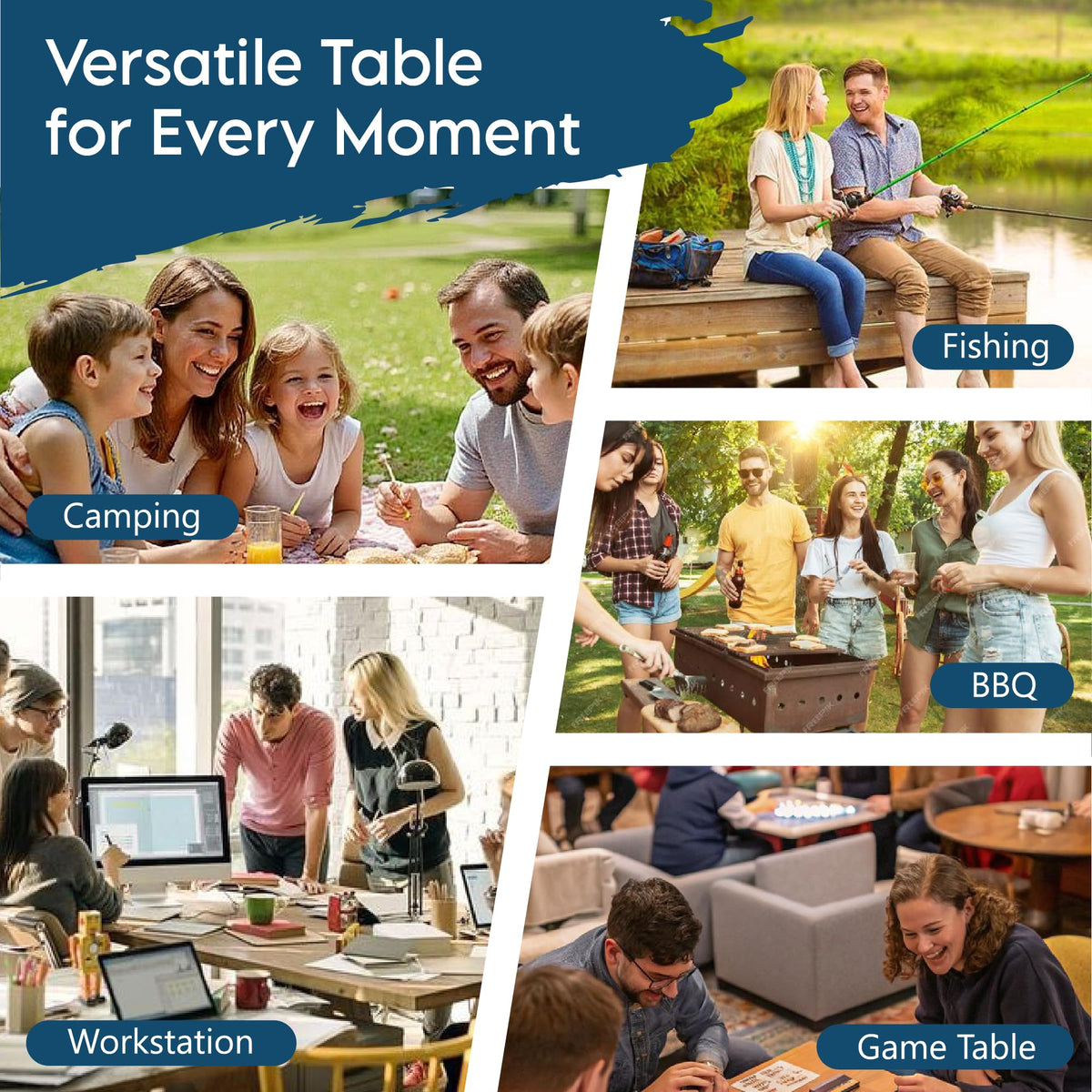 3 ft Folding Camping Table K635373