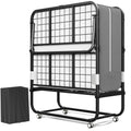 Folding Bed with 5 Inch Mattress, Twin Size M73035
