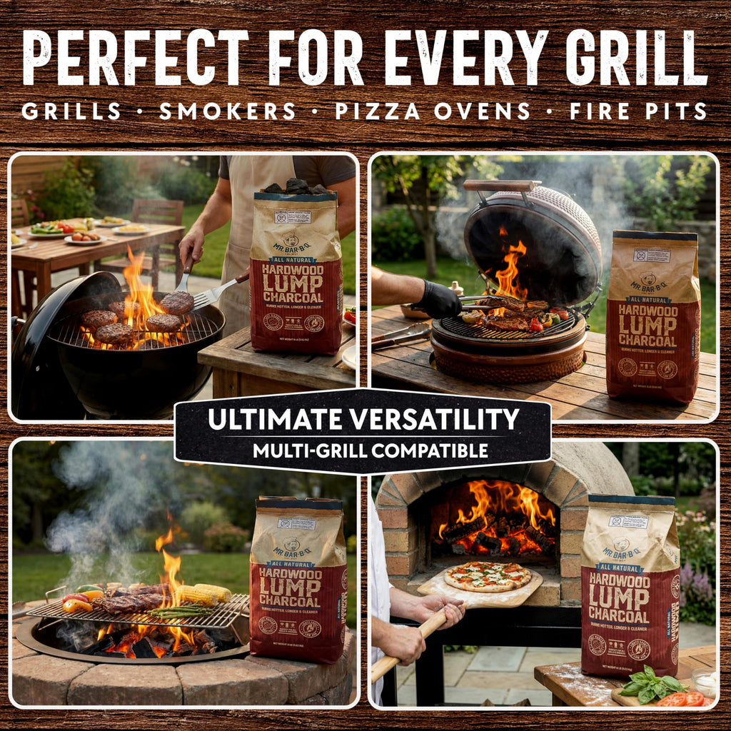 8 LB. All Natural Hardwood Lump Charcoal V4302