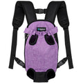 Adjustable Ventilated Dog Carrier Backpack, Medium, 9-13 lbs, Purple Z410