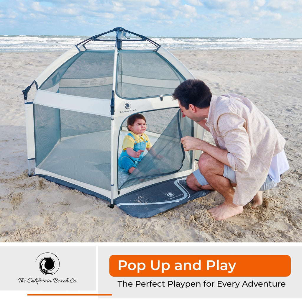 Portable Baby Playpen with Canopy H317937