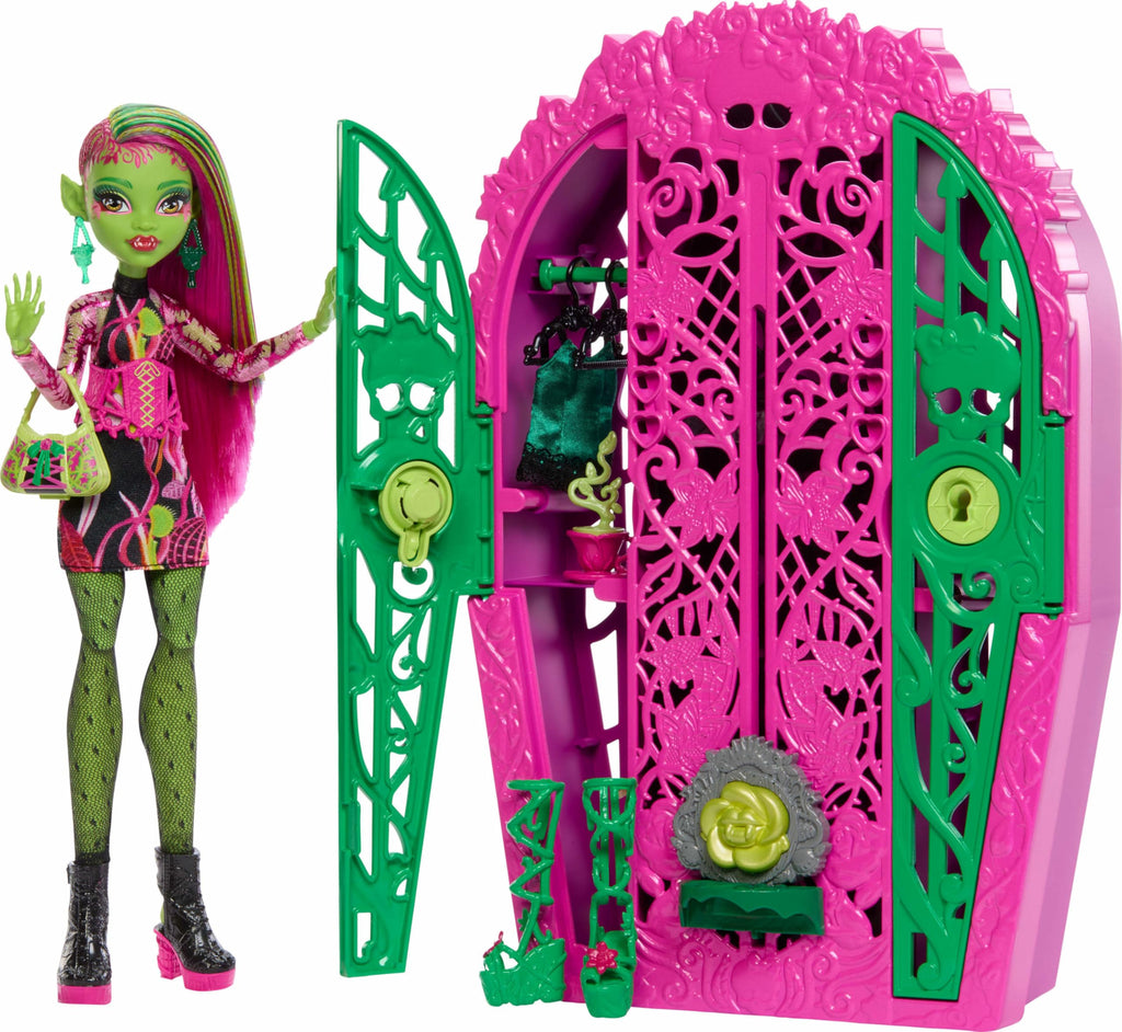 Doll & Accessories Set with Closet I6447