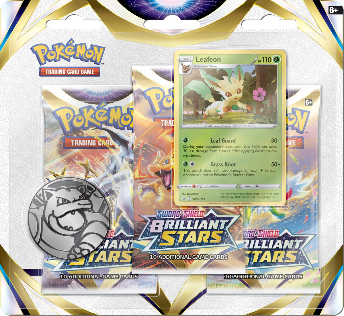 Pokemon TCG Three-Booster Blister G4891