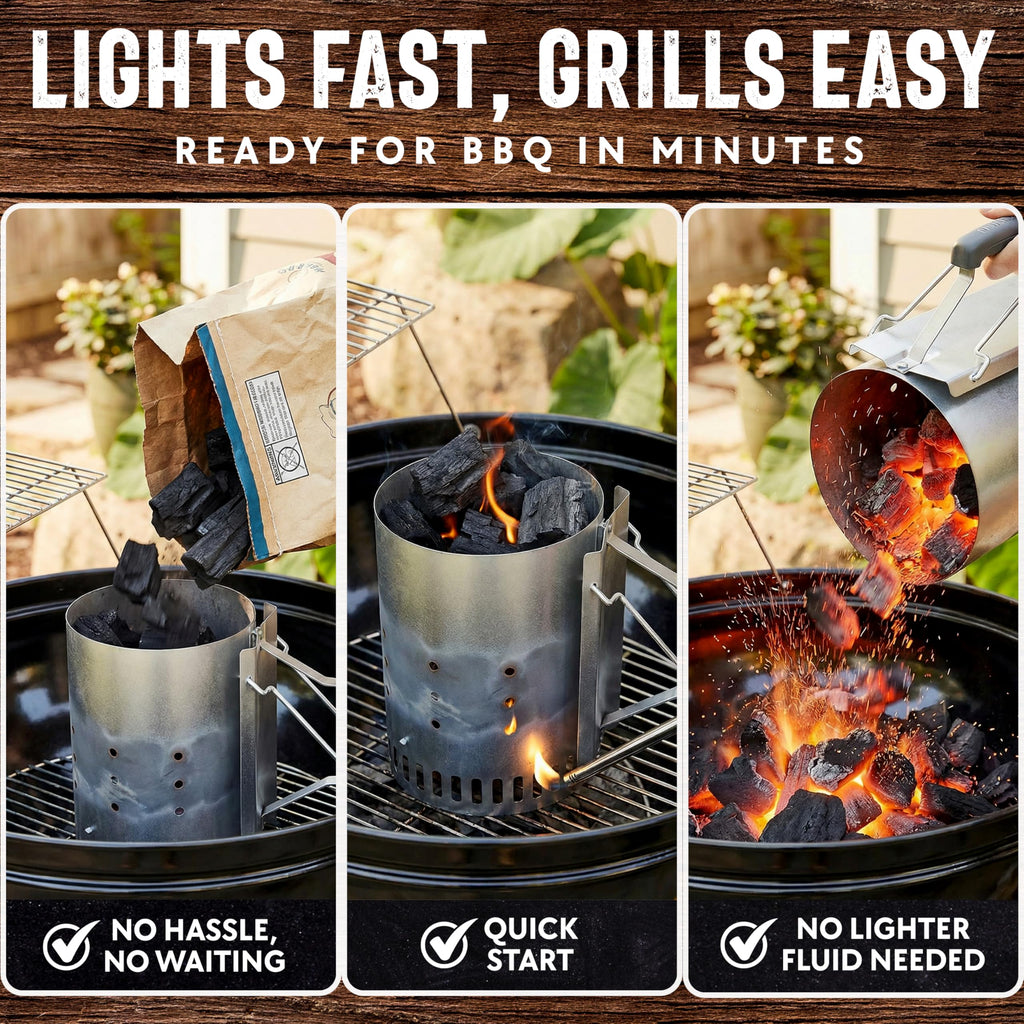 8 LB. All Natural Hardwood Lump Charcoal V4302