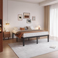Black 18" Metal Queen Bed Frame K4141