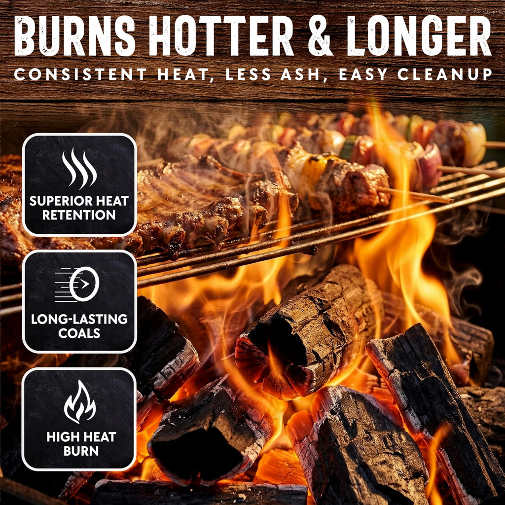 8 LB. All Natural Hardwood Lump Charcoal V4302
