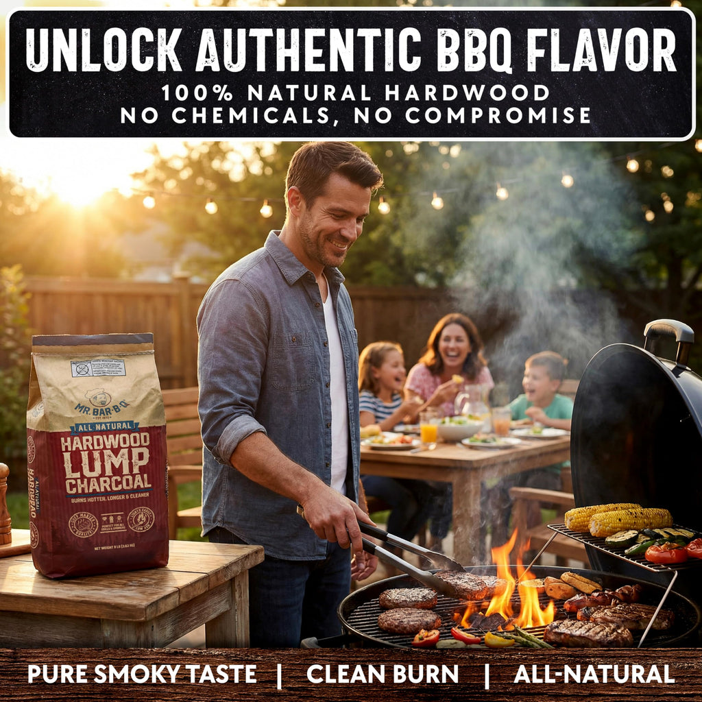 8 LB. All Natural Hardwood Lump Charcoal V4302
