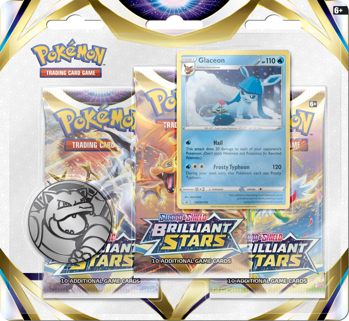 Pokemon TCG Three-Booster Blister G4891